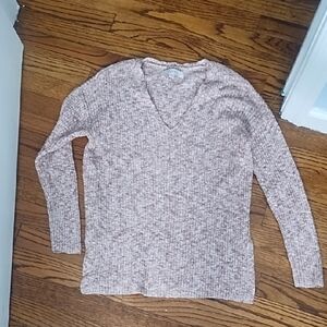 LOFT V-Neck Sweater - Soft Rust
